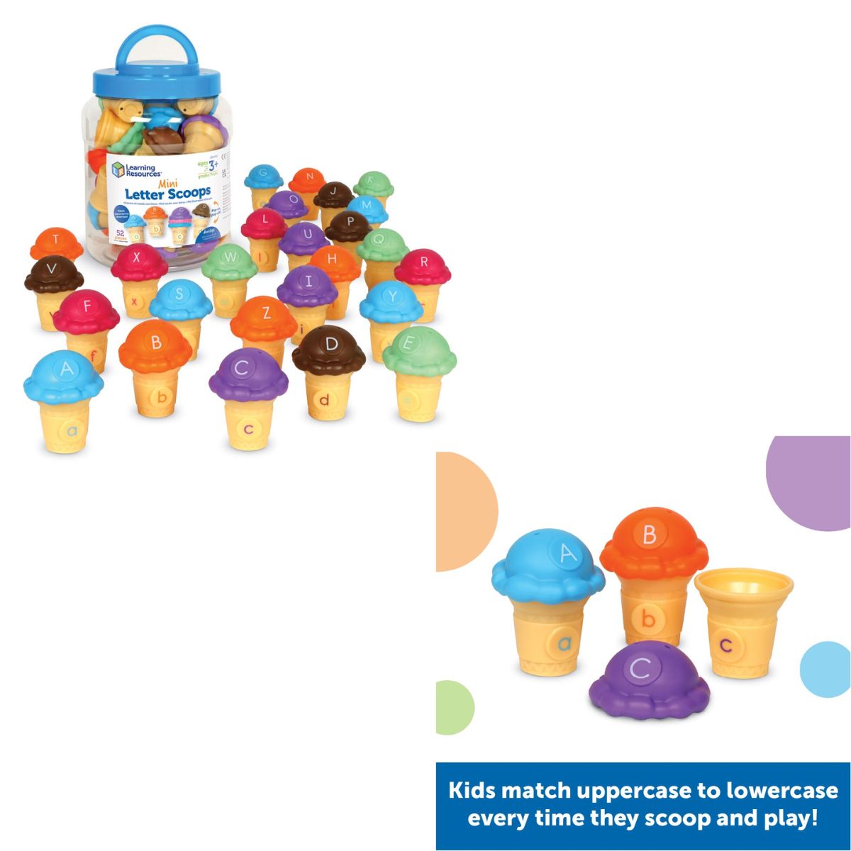 Mini Cono de Letras Learning Resources - Imagen 4