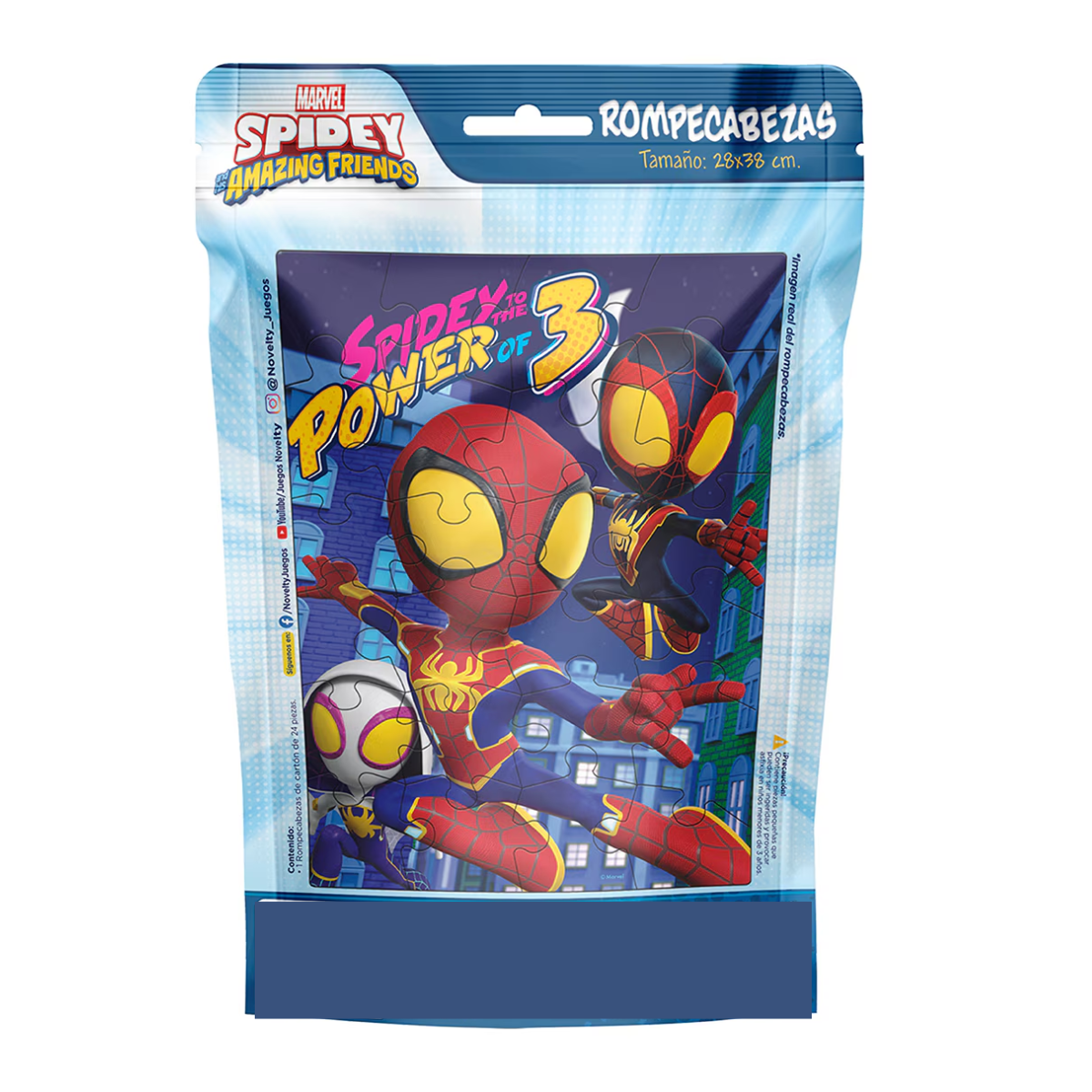 ROMPECABEZAS FOIL SPIDEY Y SUS AMIGOS - NOVELTY