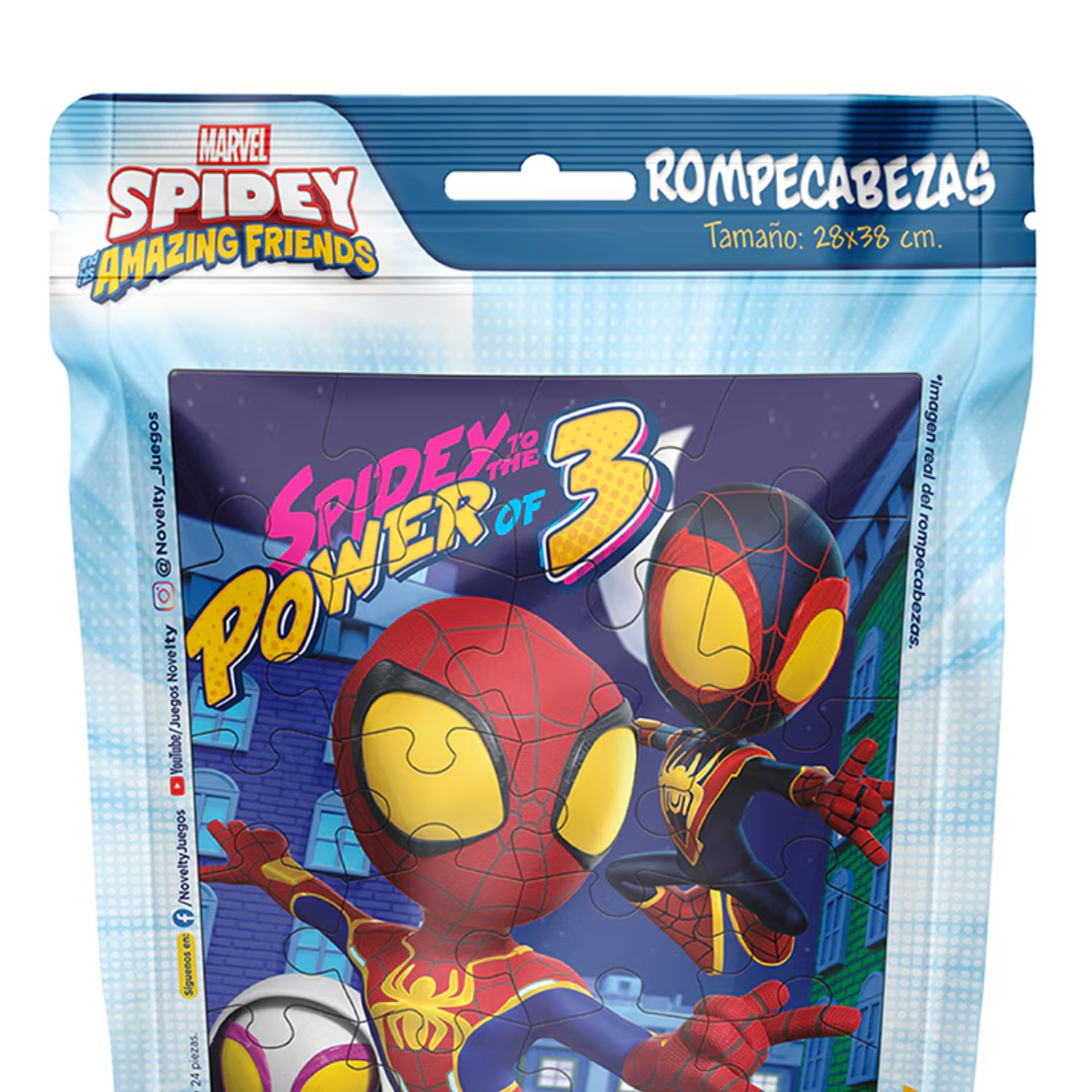 ROMPECABEZAS FOIL SPIDEY Y SUS AMIGOS - NOVELTY
