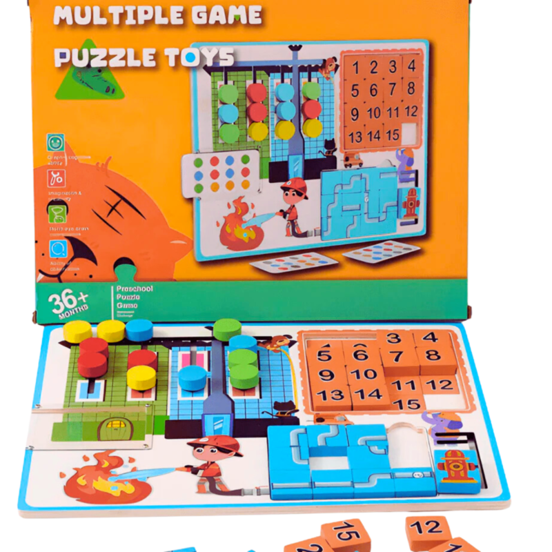 TABLERO MULTIJUEGO 3 EN 1