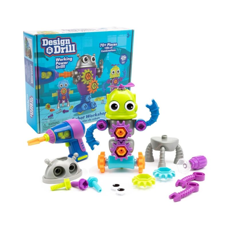 Taller de Robot de Diseño y Taladro Educational Insights