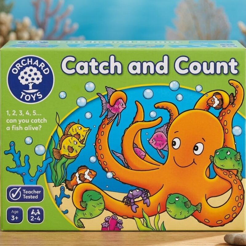 Juego de Asociación y Sumas Catch and Count Orchard Toys