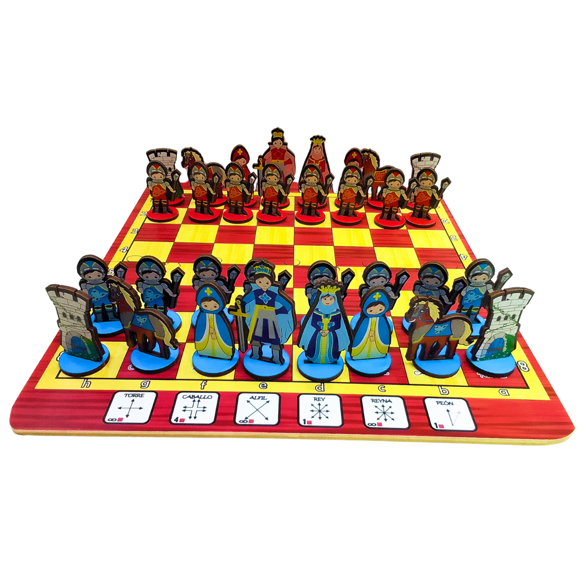 AJEDREZ DE MADERA INFANTIL