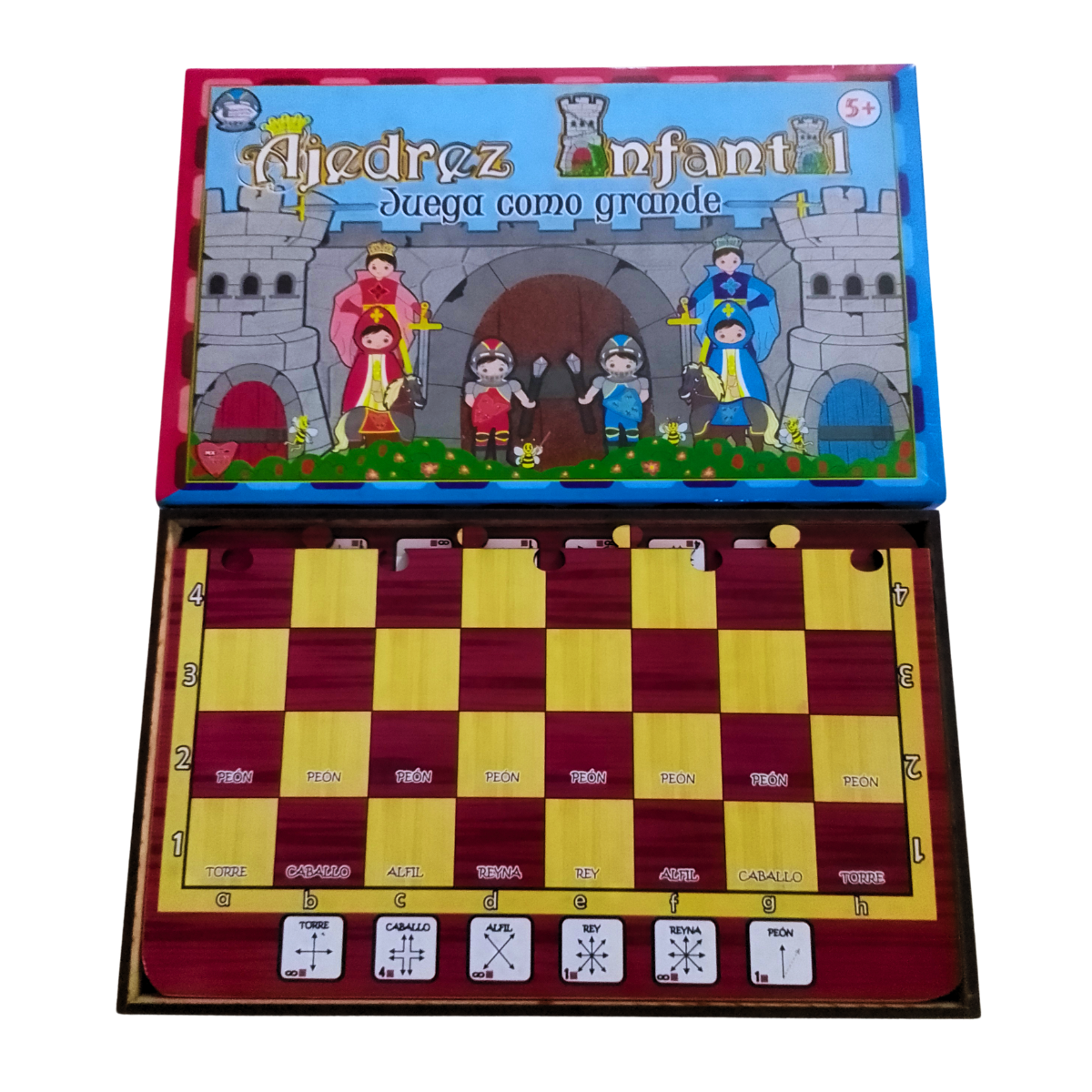 AJEDREZ DE MADERA INFANTIL