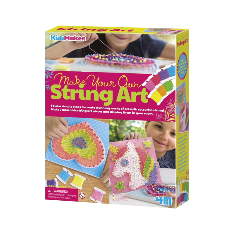 Haz tu Propio Arte con Cuerdas Make Your Own String Art 4M