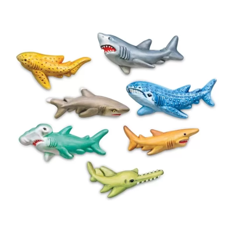 Mould paint sharks 4m2 Moldea y Pinta Tiburones Mould and Paint Sharks 4M