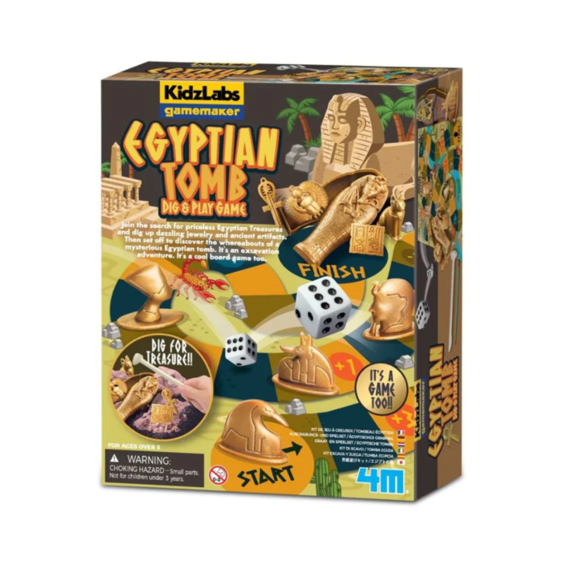 Tumba Egipcia Cava y Juega de KidzLabs 4M