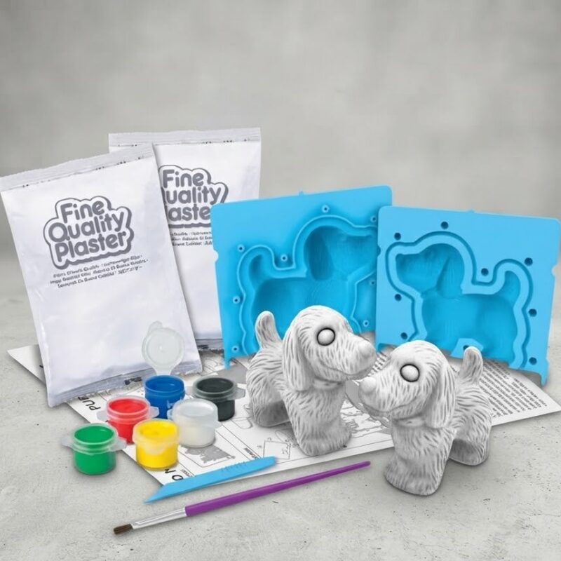 3D Moldea y Pinta Cachorros Mould and Paint Puppy Dogs 4M