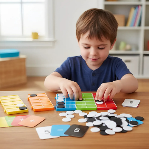 Juego Matemático Diez Marcos Arcoíris Learning Resources