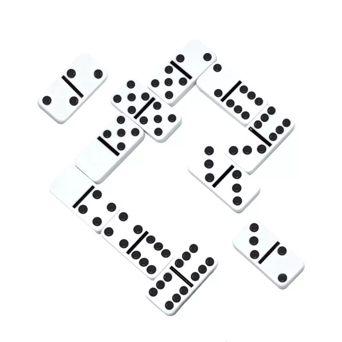 Domino Doble 6 Juegos De Mesa 28 Fichas Con Puntos - Imagen 3