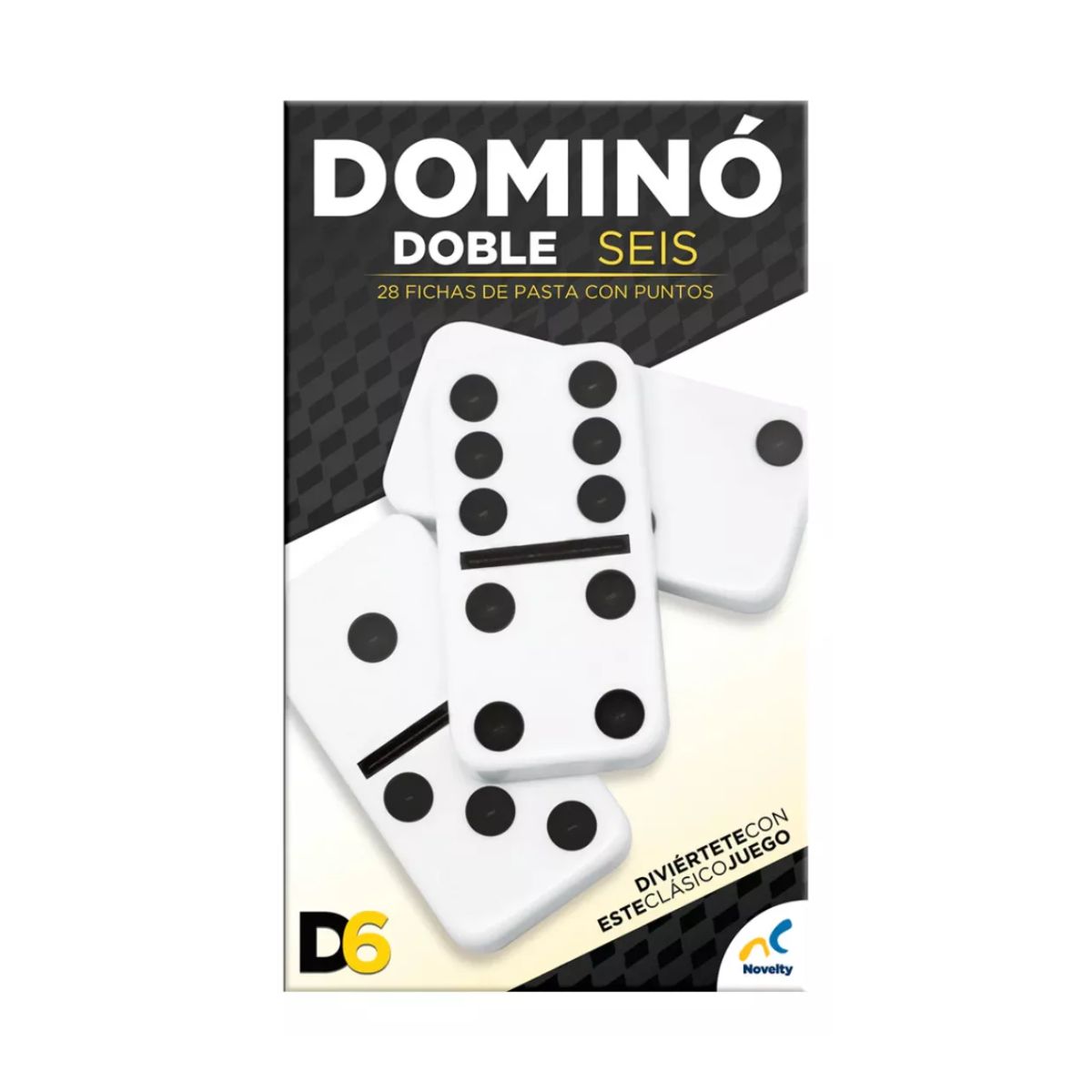 Domino Doble 6 Juegos De Mesa 28 Fichas Con Puntos - Imagen 4