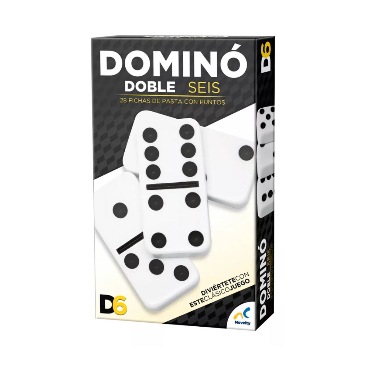Domino Doble 6 Juegos De Mesa 28 Fichas Con Puntos - Imagen 5
