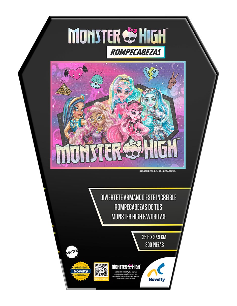 Rompecabezas Féretro Monster High 300 piezas Novelty - Imagen 4