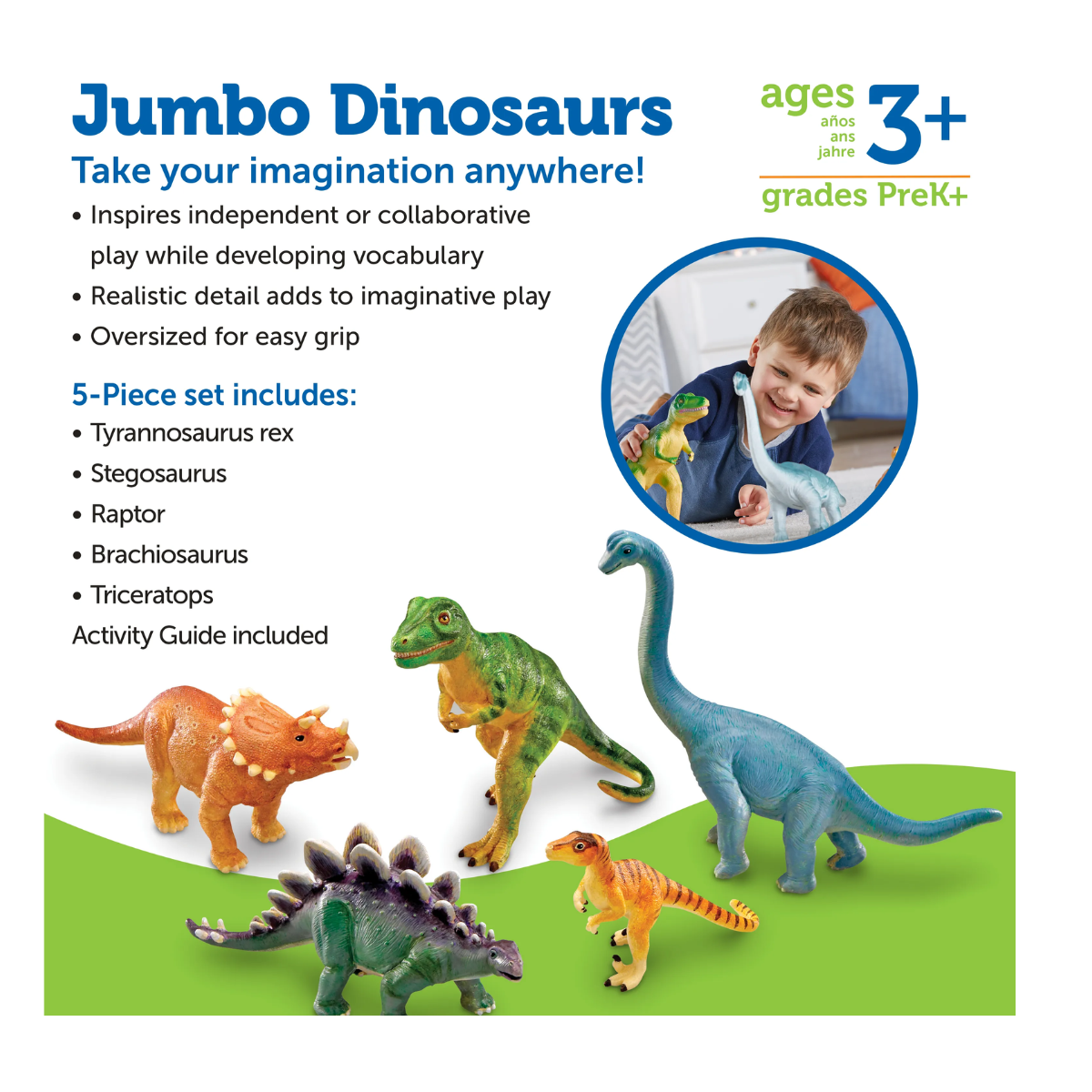 Jumbo Dinosaurios Set 1 Learning Resources - Imagen 5