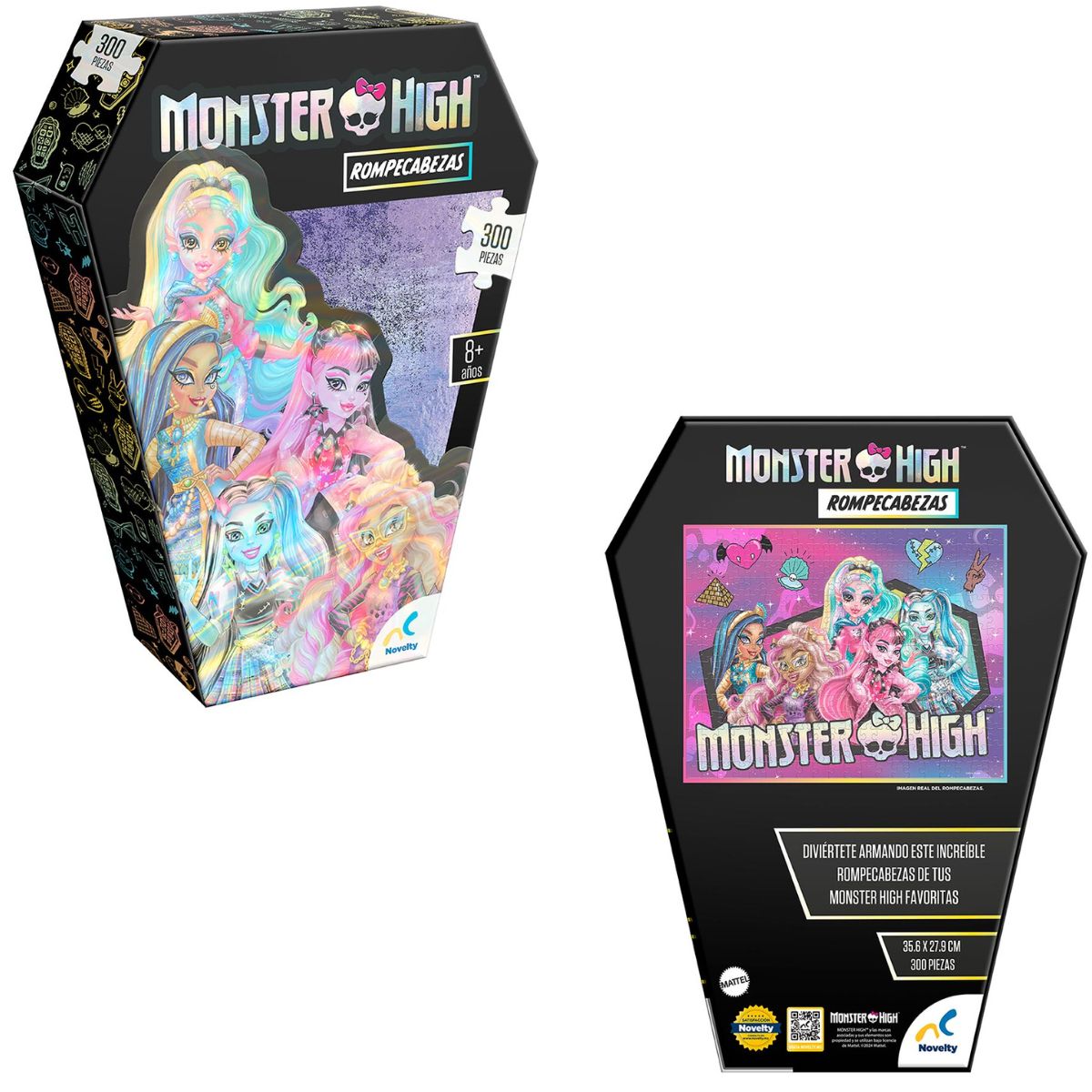 Rompecabezas Féretro Monster High 300 piezas Novelty - Imagen 6