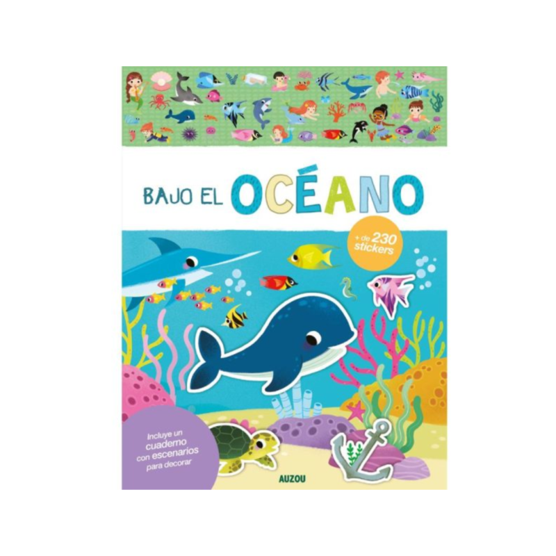 Bajo el Océano Libro de Stickers VR Editoras