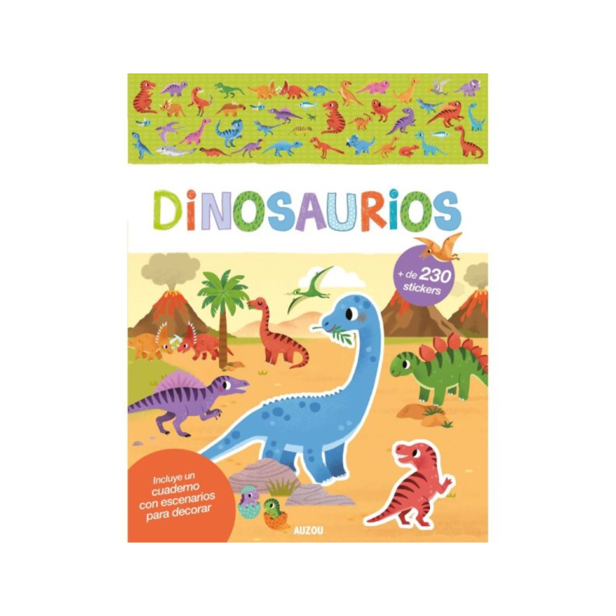 Dinosaurios Libro de Stickers VR Editoras