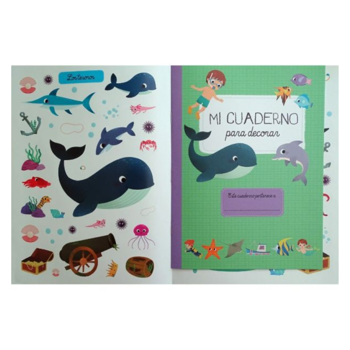 Bajo el Océano Libro de Stickers VR Editoras - Imagen 3