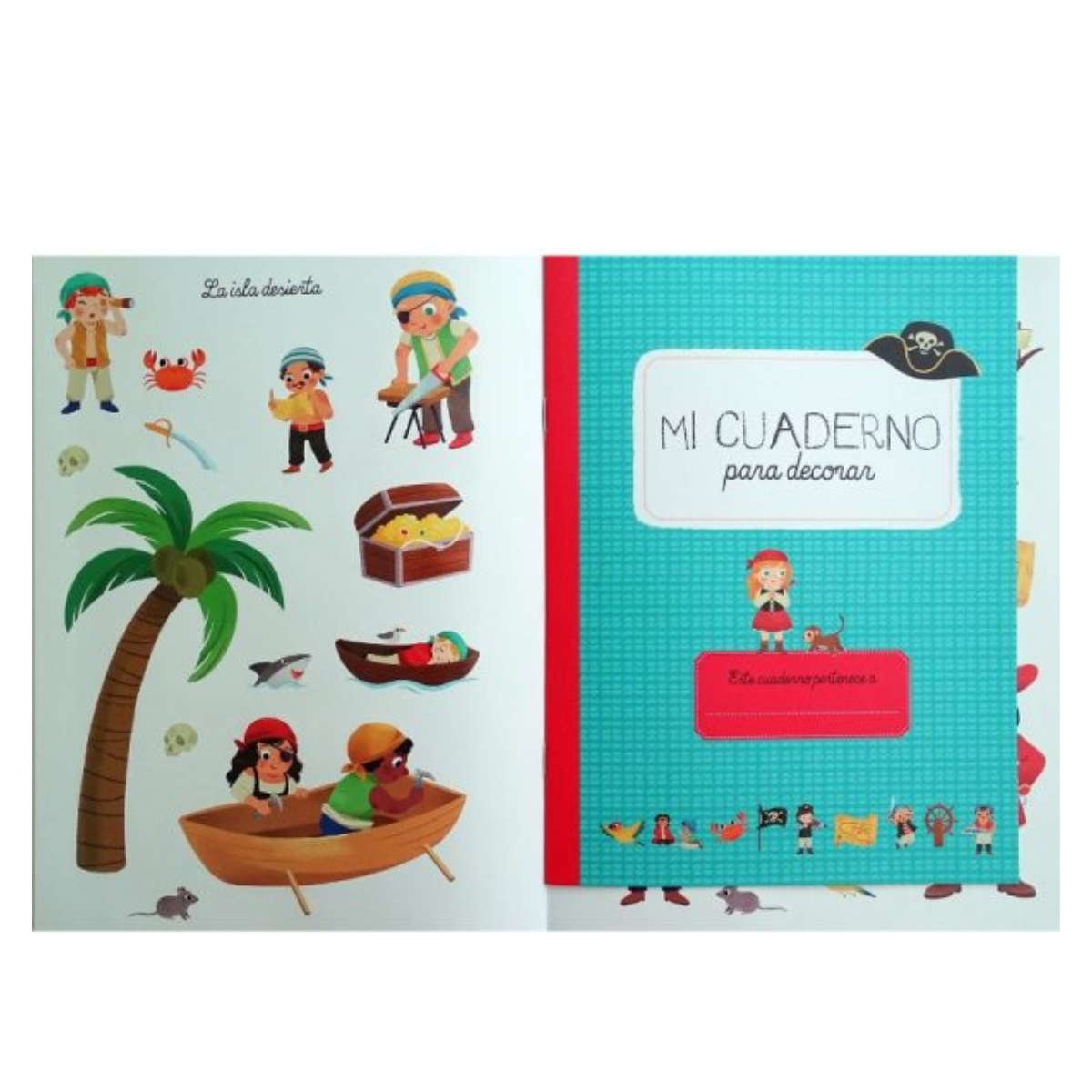 Piratas Libro de Stickers VR Editoras - Imagen 3