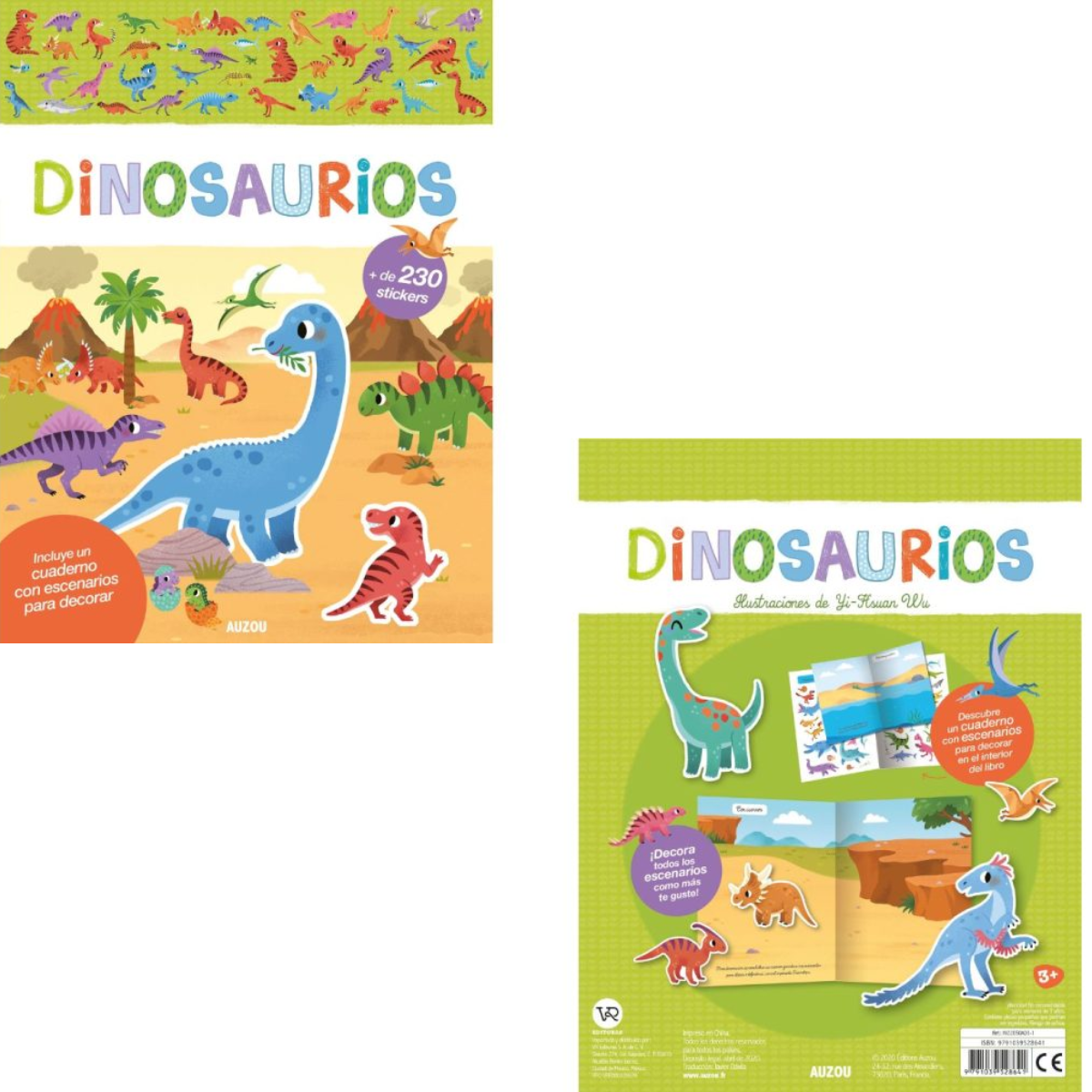 Dinosaurios Libro de Stickers VR Editoras - Imagen 5