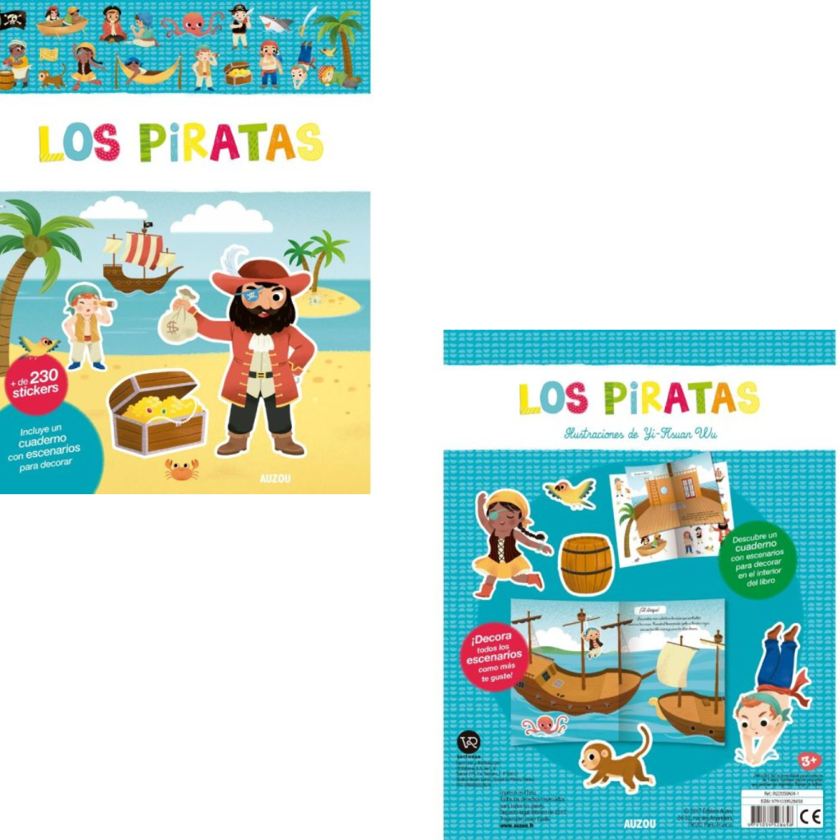 Piratas Libro de Stickers VR Editoras - Imagen 5