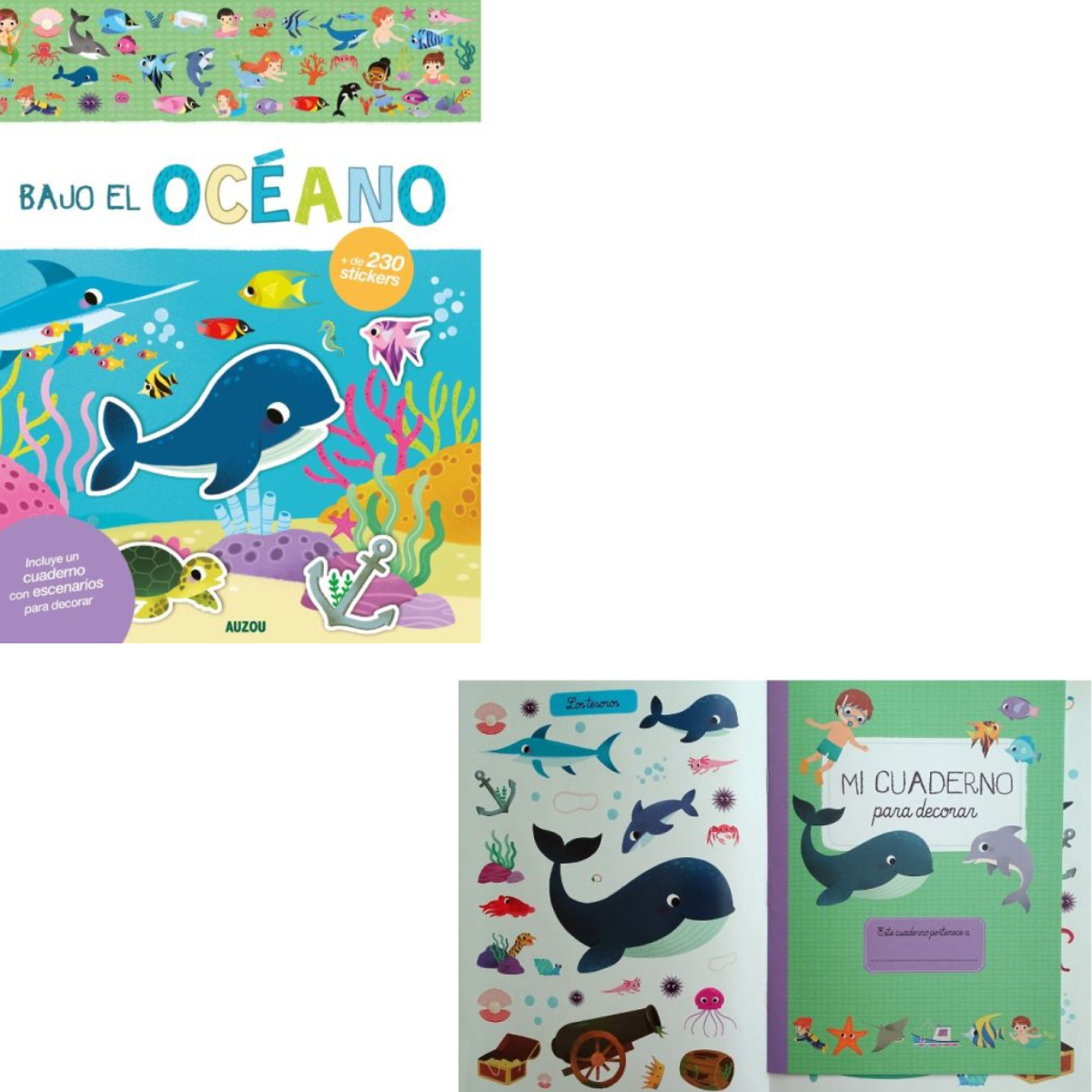 Bajo el Océano Libro de Stickers VR Editoras - Imagen 5