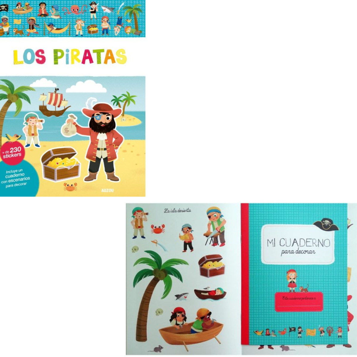 Piratas Libro de Stickers VR Editoras - Imagen 6