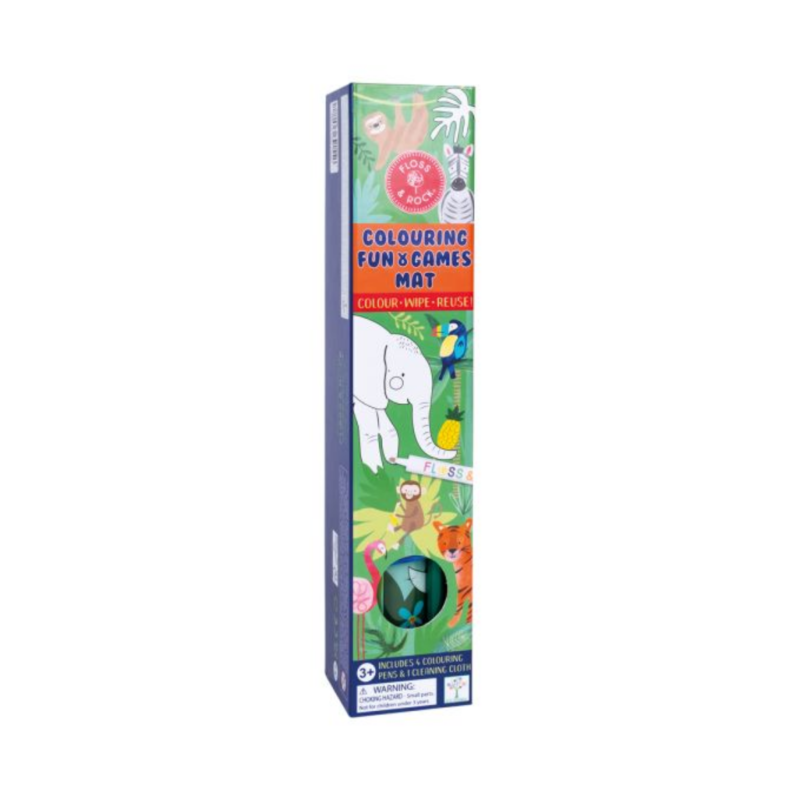 Tapete para colorear selva1 Floss