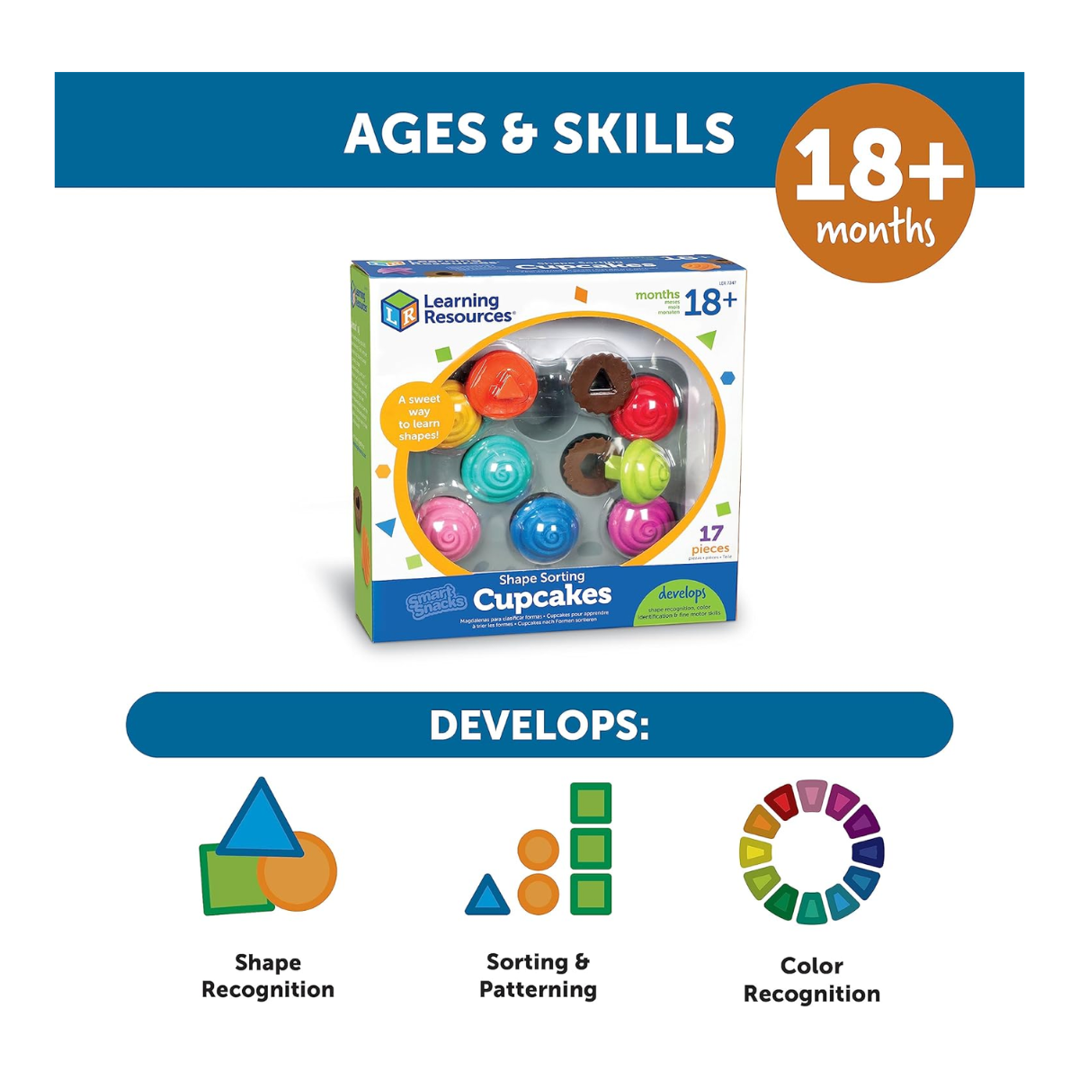 Cupcakes3 clasificados snacks Learning Resources