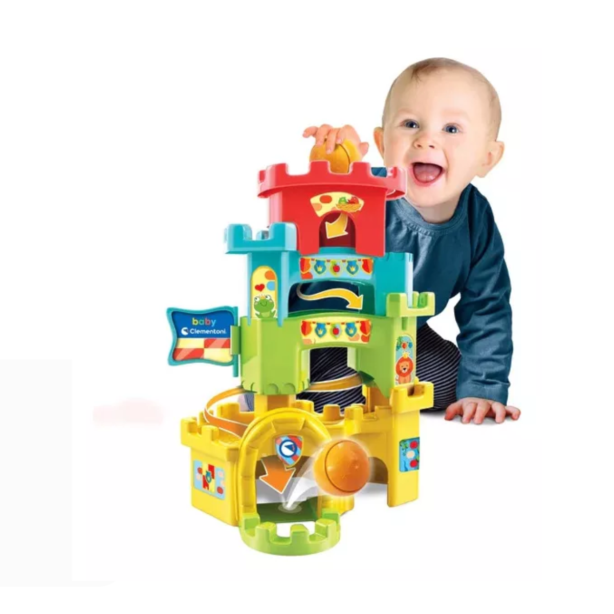Baby Castillo Apilable con Circuito2 Clementoni