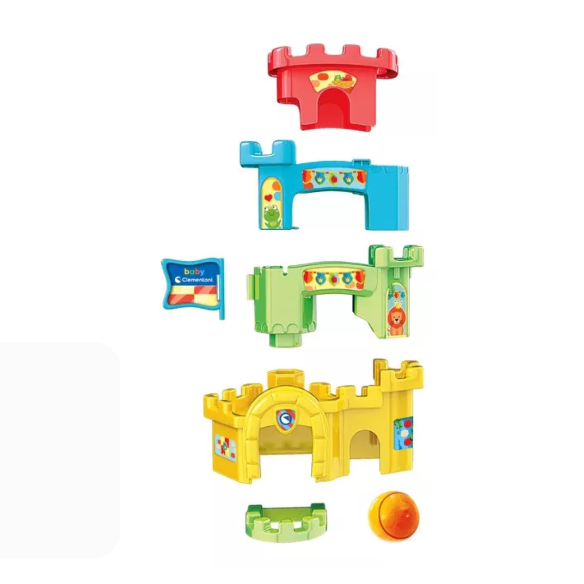 Baby Castillo Apilable con Circuito5 Clementoni