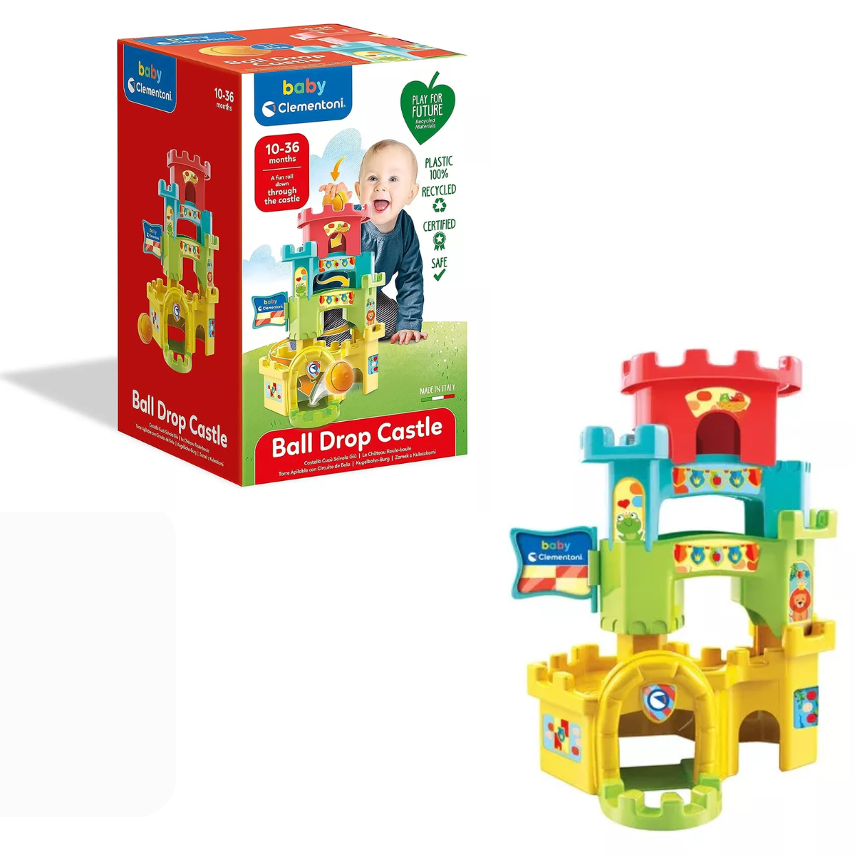 Baby Castillo Apilable con Circuito3 Clementoni
