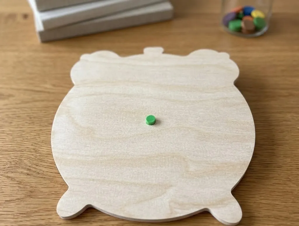 Juego Didactico Reloj con Manecillas de Madera O Foamy Evaflex