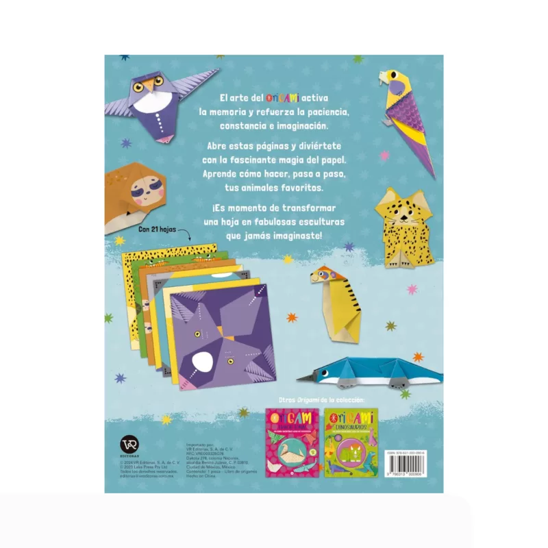 VR2 Libro origami animales