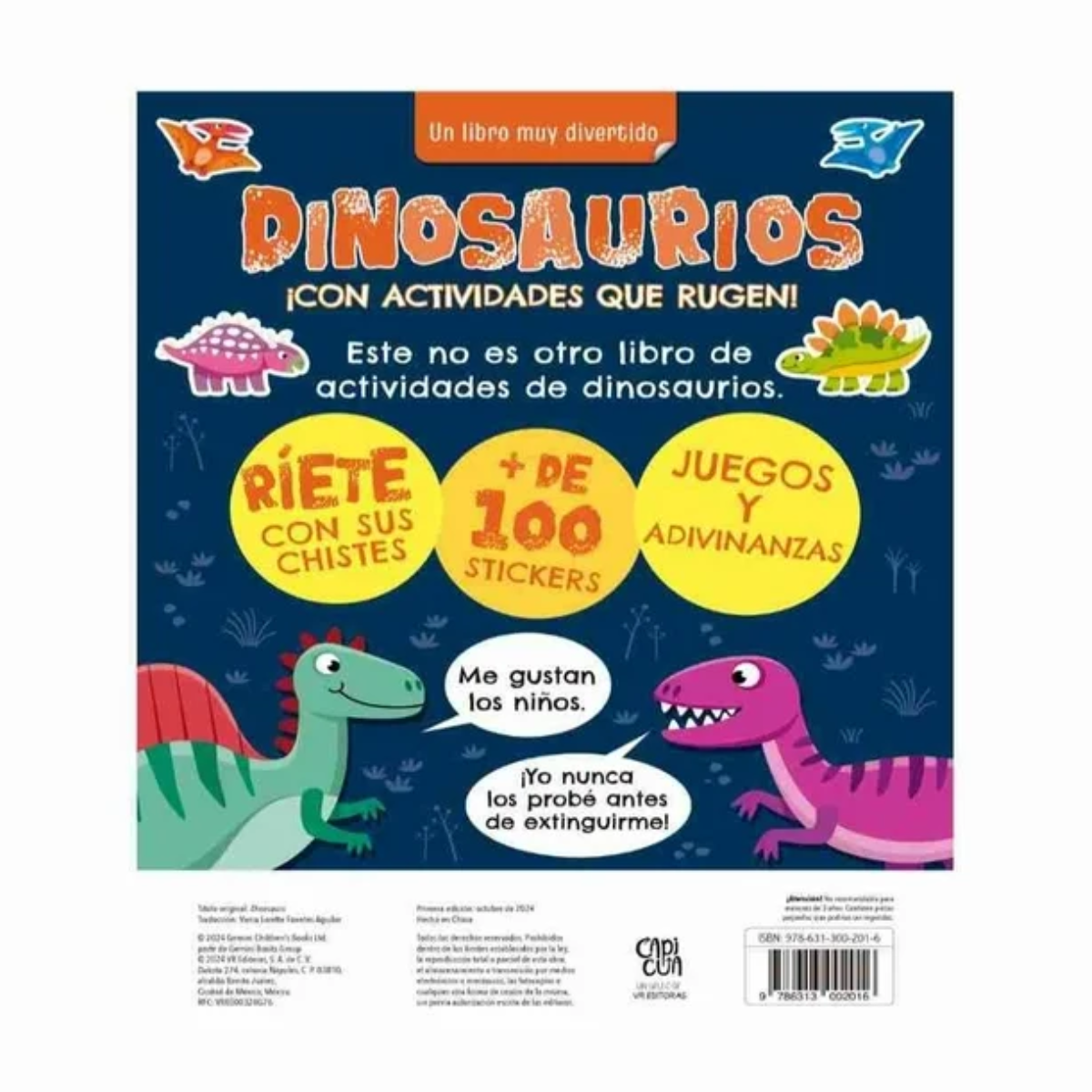 VR2 Un libro divertido dinos