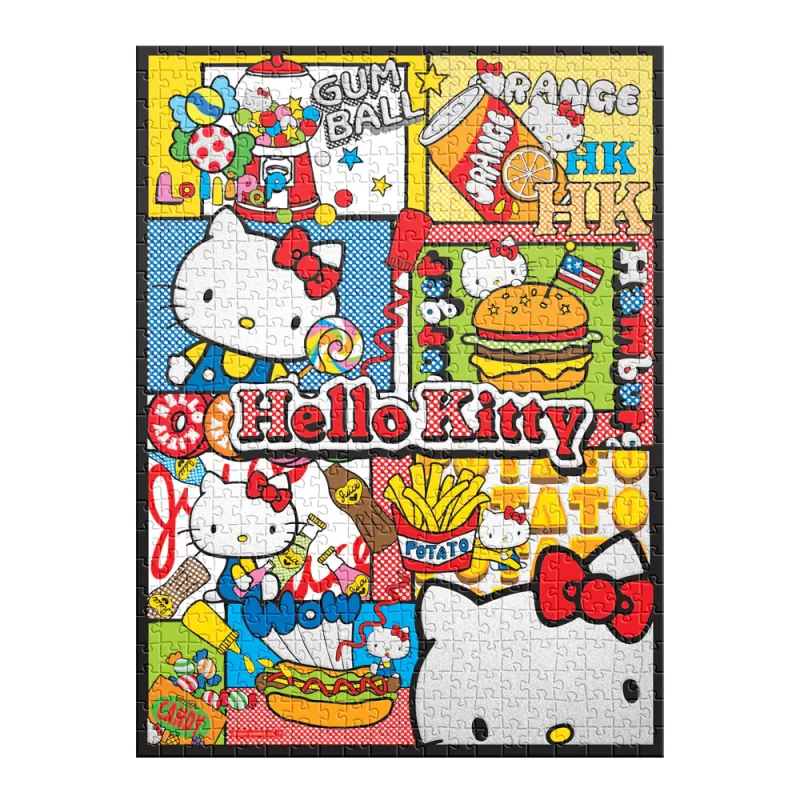 ROMPECABEZAS 500 PIEZAS HELLO KITTY TERCIOPELO