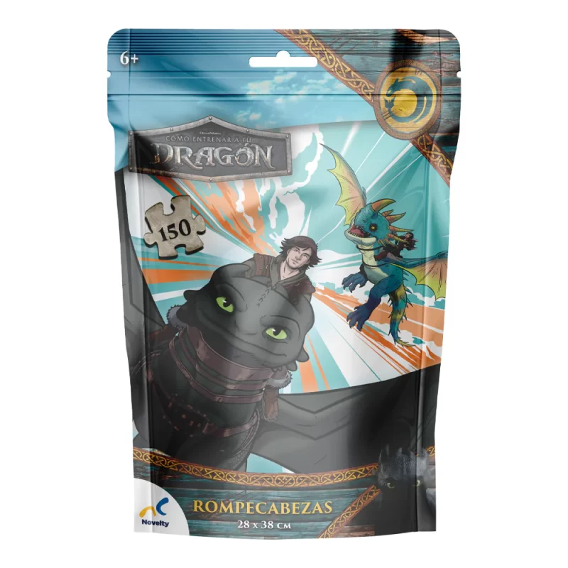 ROMPECABEZAS 150 PIEZAS COMO ENTRENAR A TU DRAGON