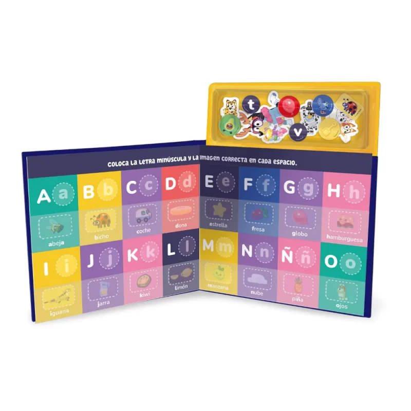 LIBRO MAGNETICO BLUEY LETRAS Y COLORES