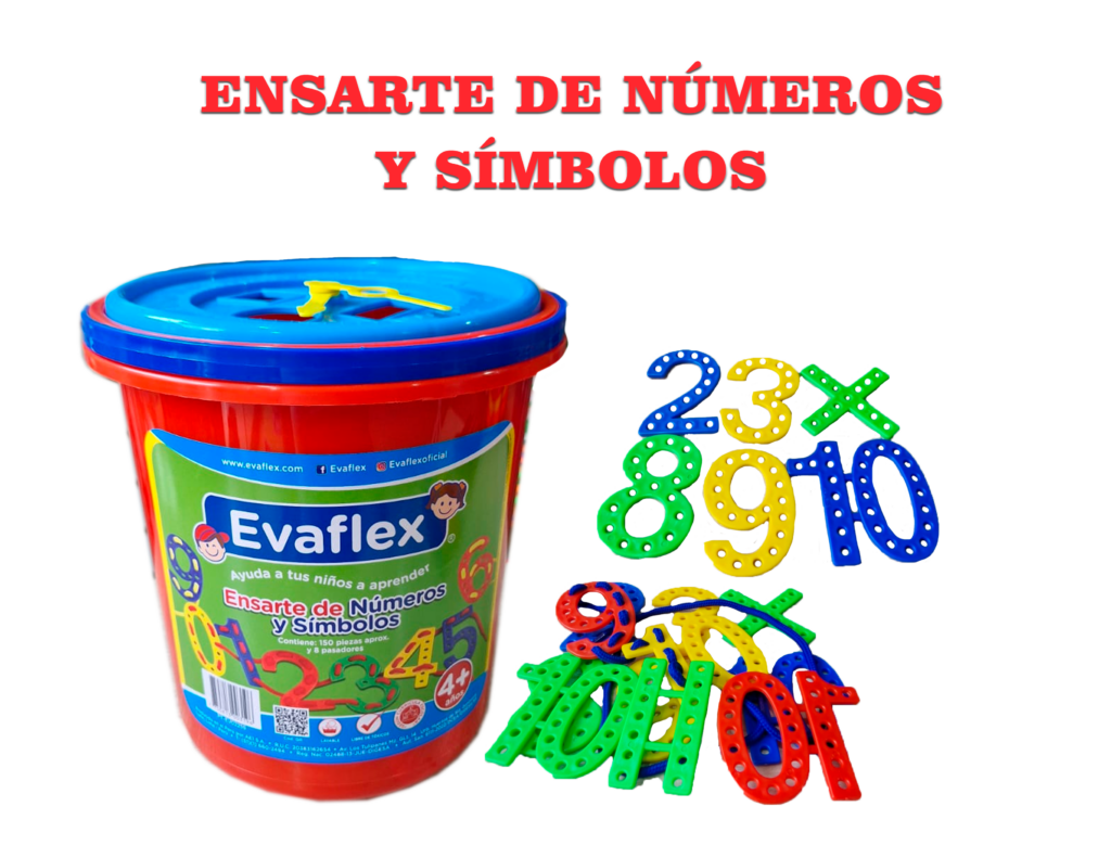 BALDE ENSARTE NUMEROS Y SIMBOLOS EVAFLEX