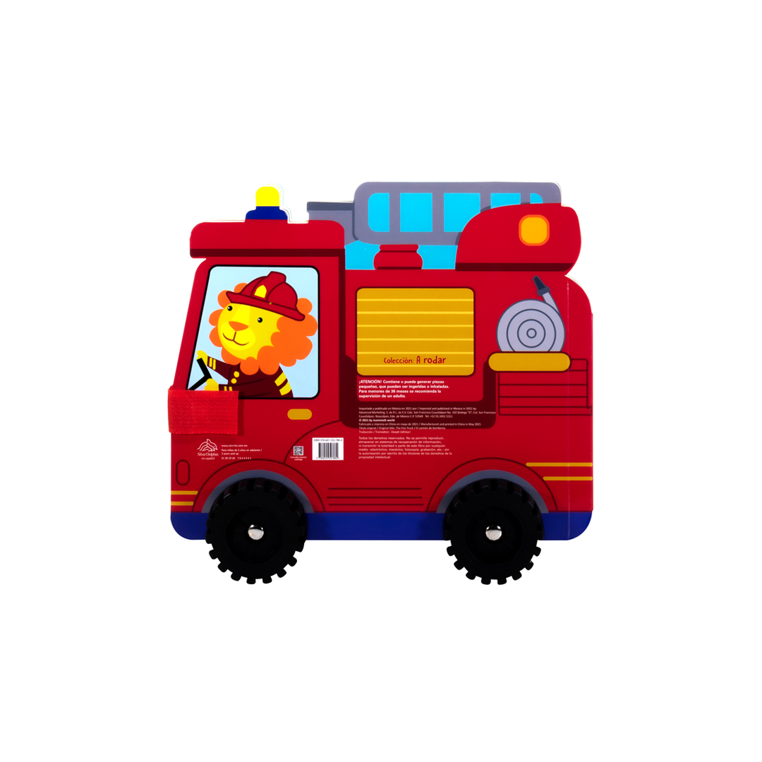 LIBRO A RODAR CAMION DE BOMBEROS