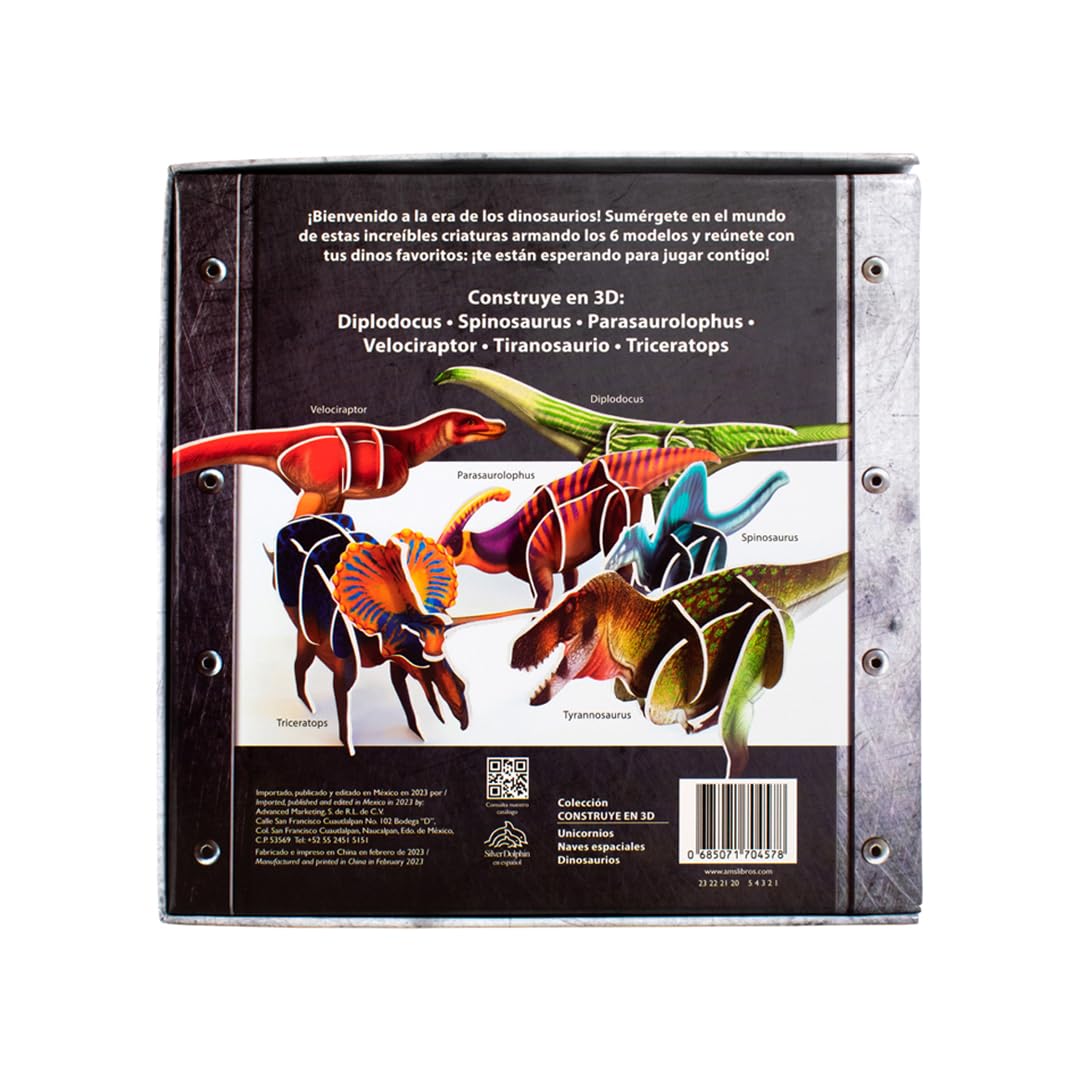 CONSTRUYE EN 3D DINOSAURIOS