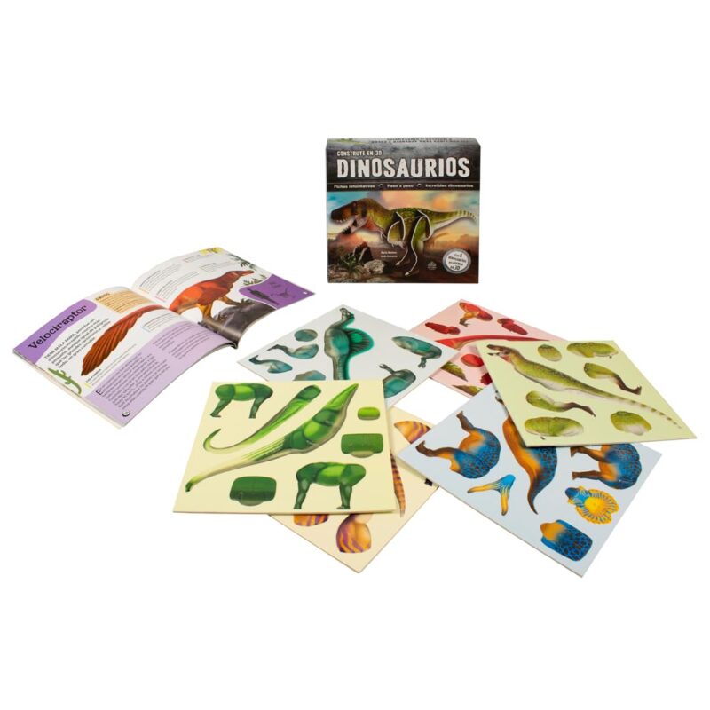 CONSTRUYE EN 3D DINOSAURIOS