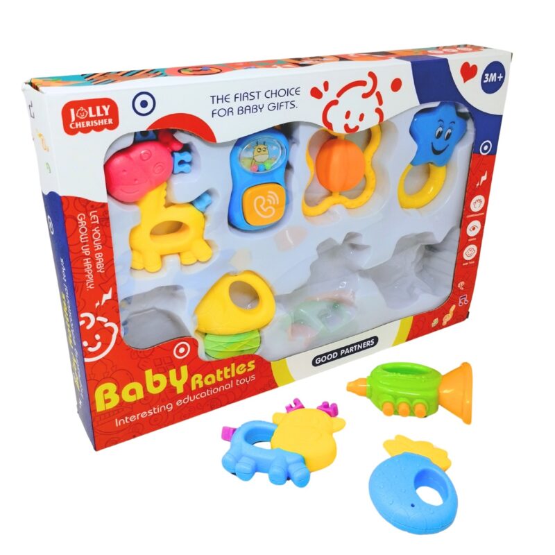 KIT DE SONAJAS PARA BEBES 8 PIEZAS