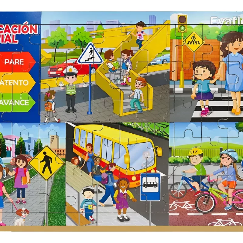 ROMPECABEZAS 50 PIEZAS EDUCACION VIAL