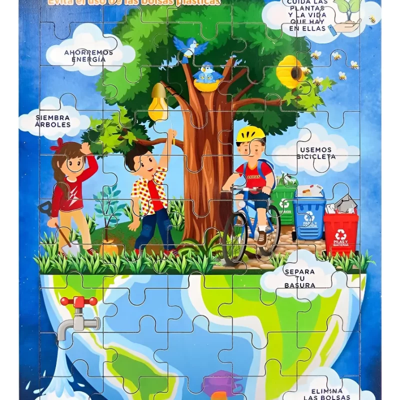 ROMPECABEZAS 50 PIEZAS MEDIO AMBIENTE