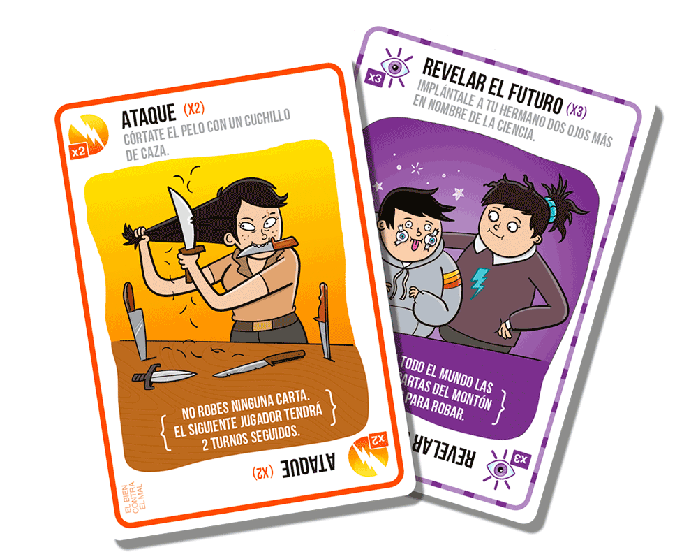 EXPLODING KITTENS EL BIEN CONTRA EL MAL