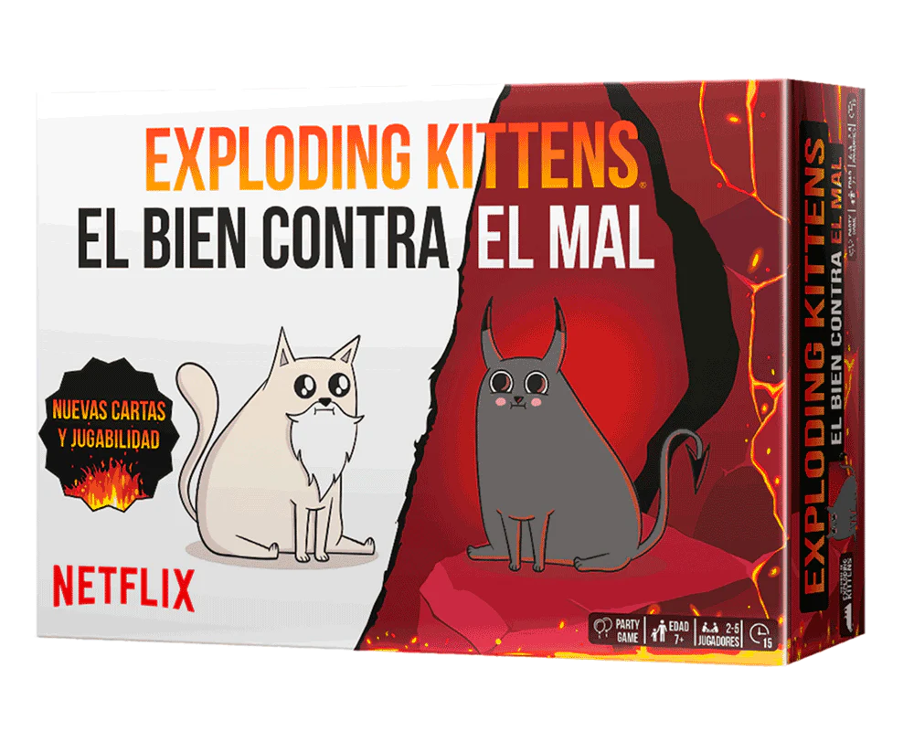 EXPLODING KITTENS EL BIEN CONTRA EL MAL