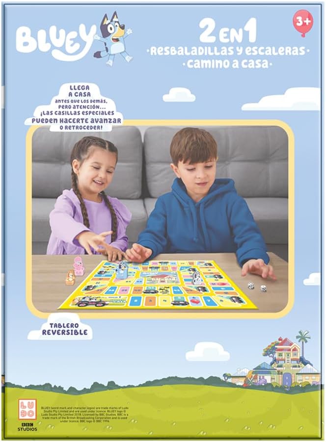 Juego de Mesa Bluey 2 en 1 – Novelty – Juguetes Didácticos Planetarium