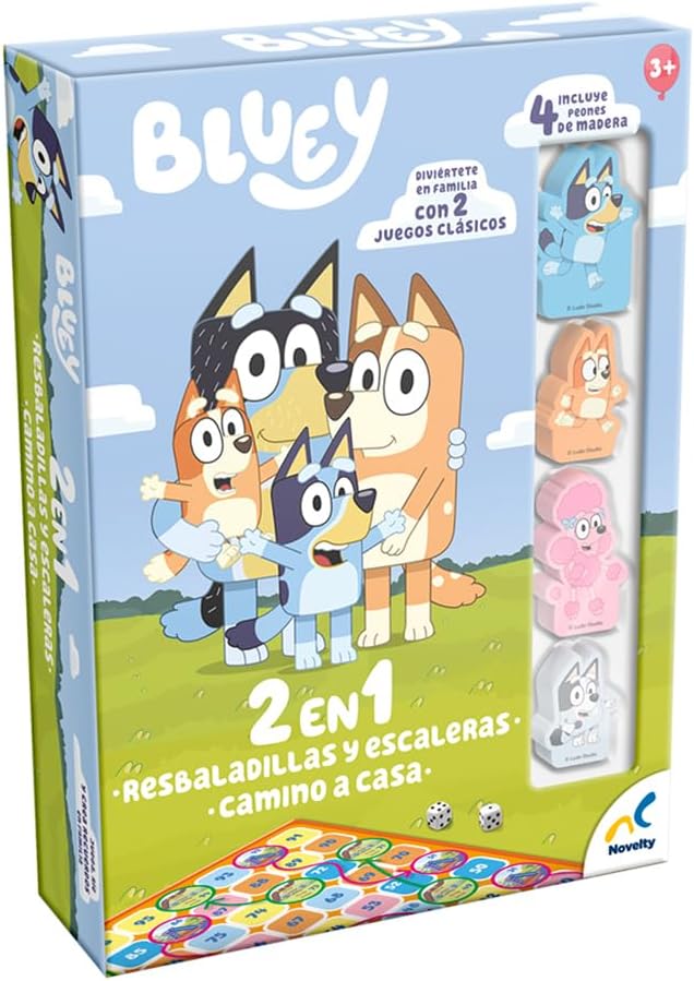 Juego de Mesa Bluey 2 en 1 – Novelty – Juguetes Didácticos Planetarium