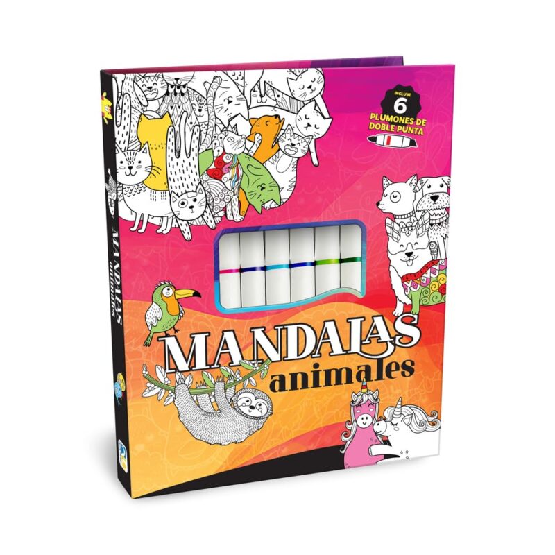 CUENTOS Y PLUMONES MANDALAS ANIMALES